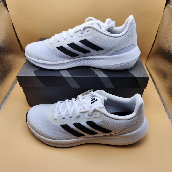 adidas Shoes - Adidas Shoes Womens Size 11‎ White Black Runfalcon 3.0 Cloudfoam Running HP7557